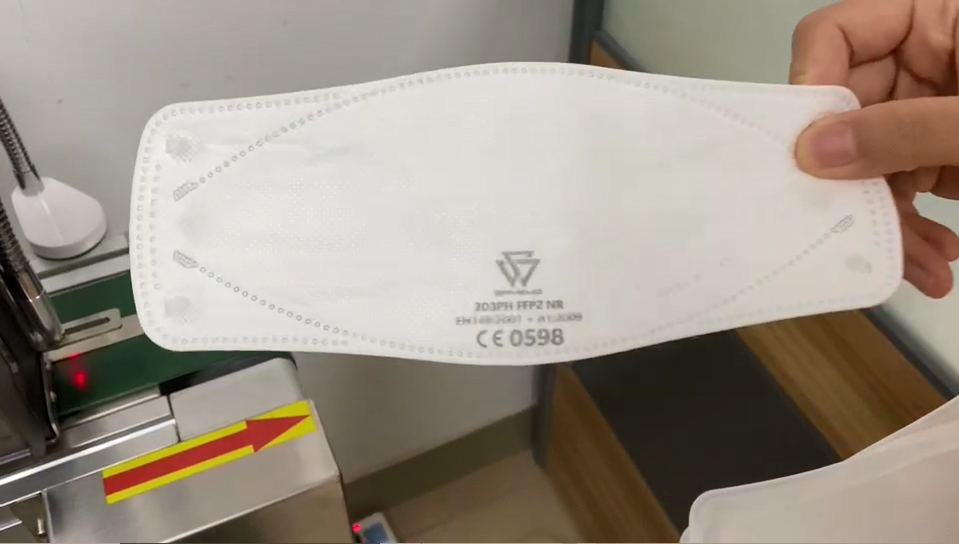 定制噴碼輸送線測試效果